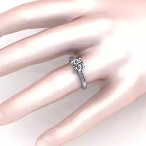 Solitaire Women Engagement Ring R64