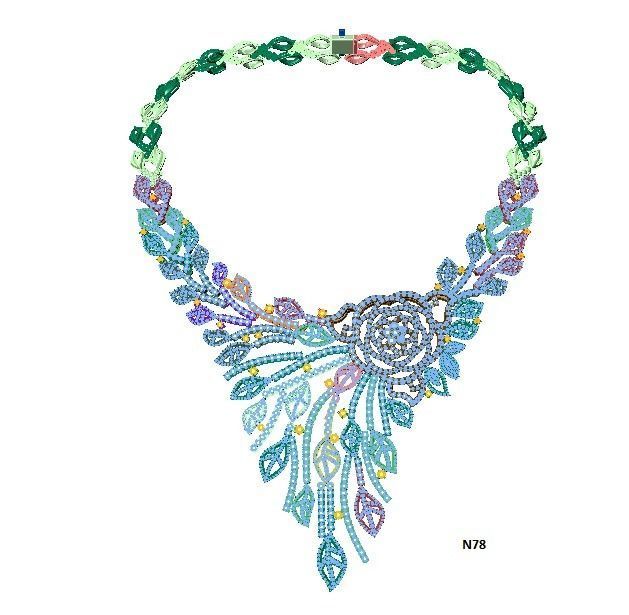 Neckless-100 3D print model_3