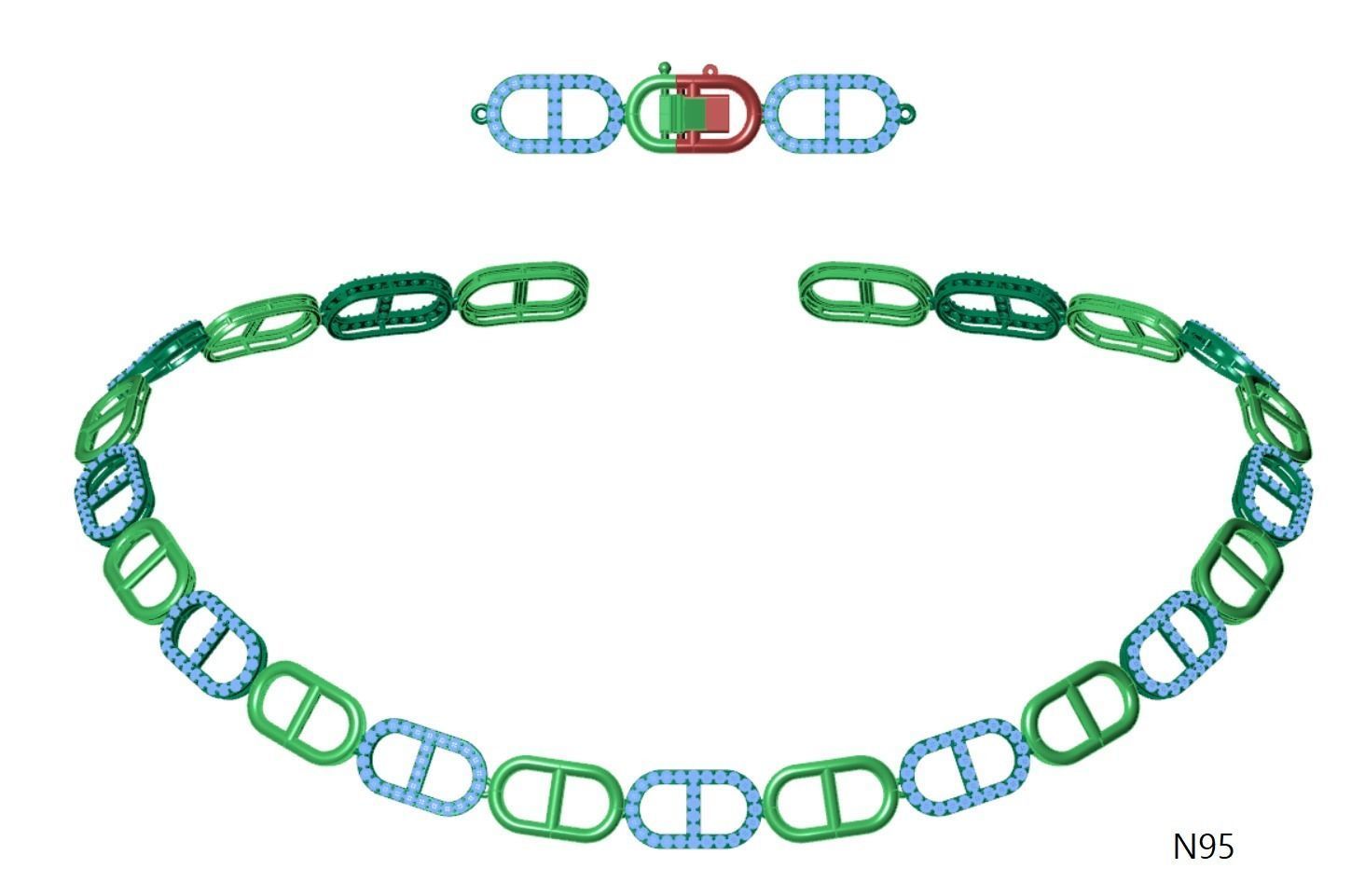 Neckless-100 3D print model_40