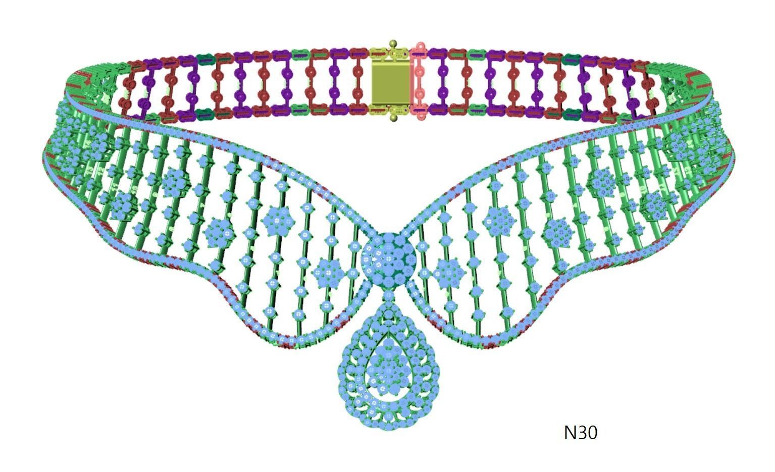 Neckless-100 3D print model_67