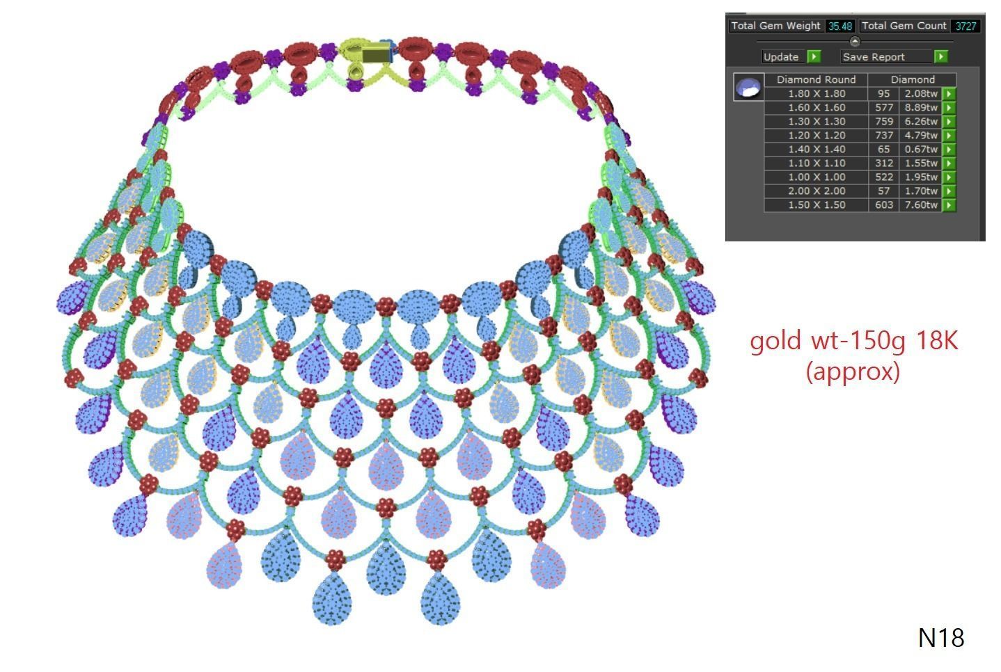 Neckless-100 3D print model_27