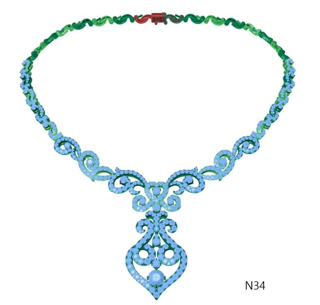 Neckless-100 3D print model_38