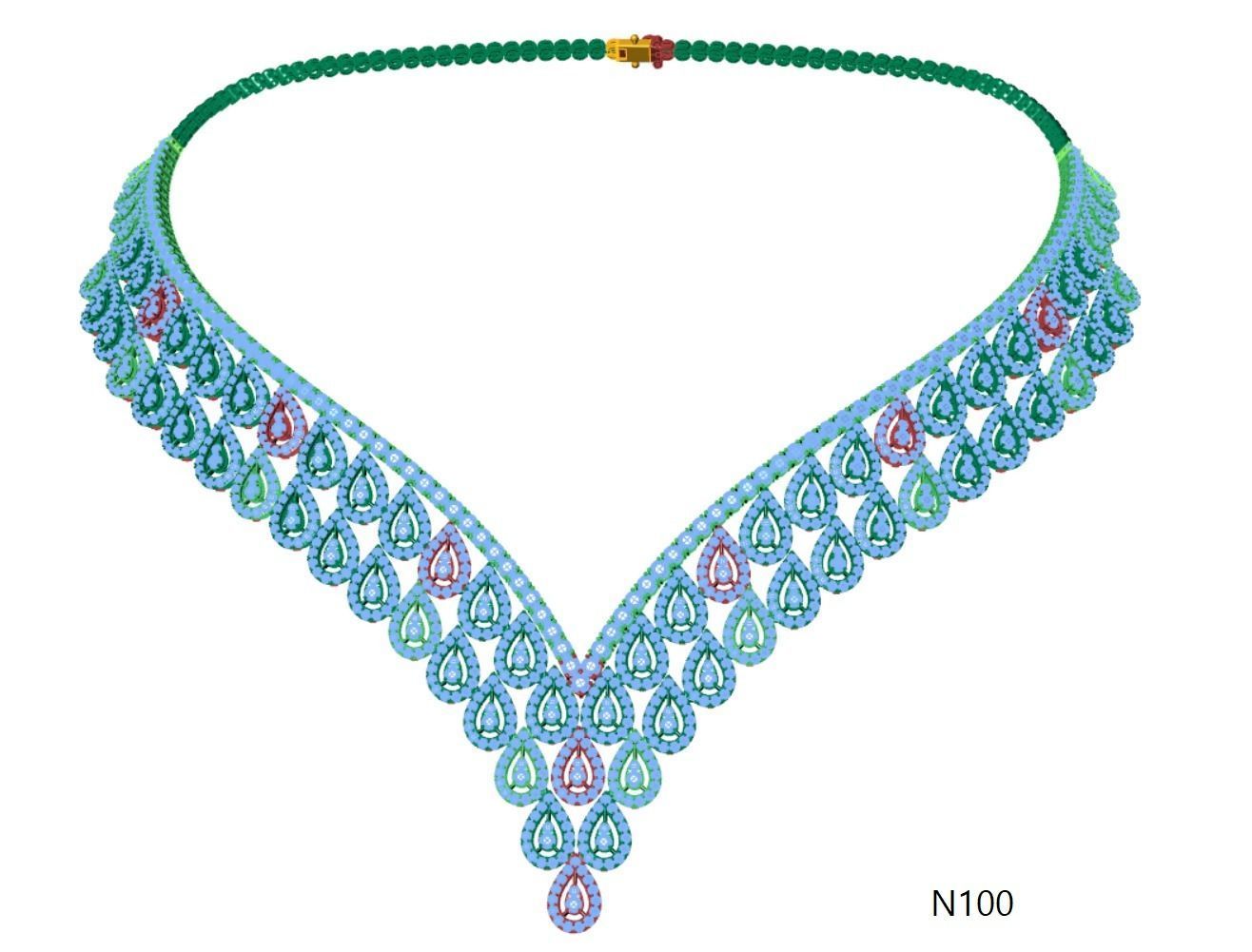 Neckless-100 3D print model_19