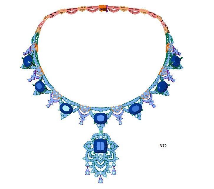 Neckless-100 3D print model_9