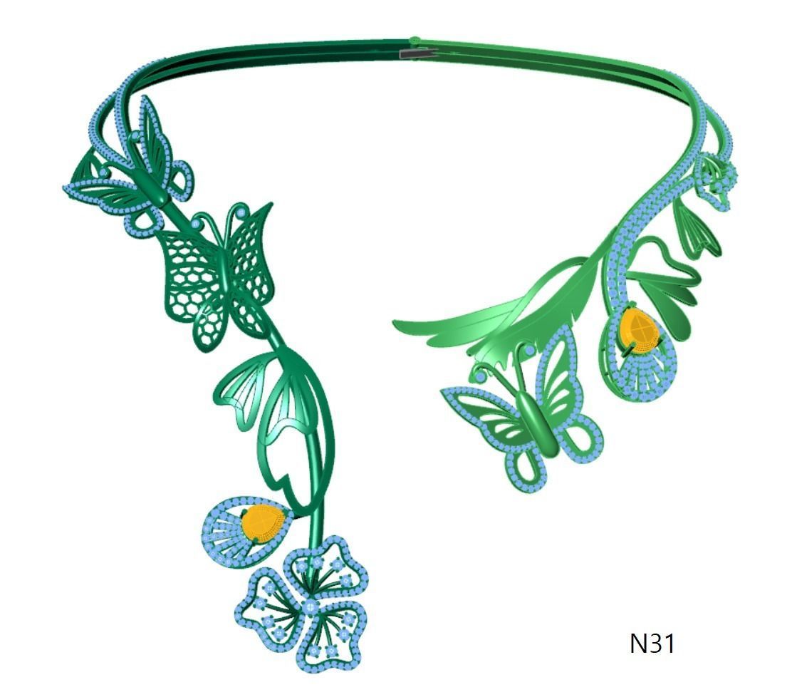 Neckless-100 3D print model_80