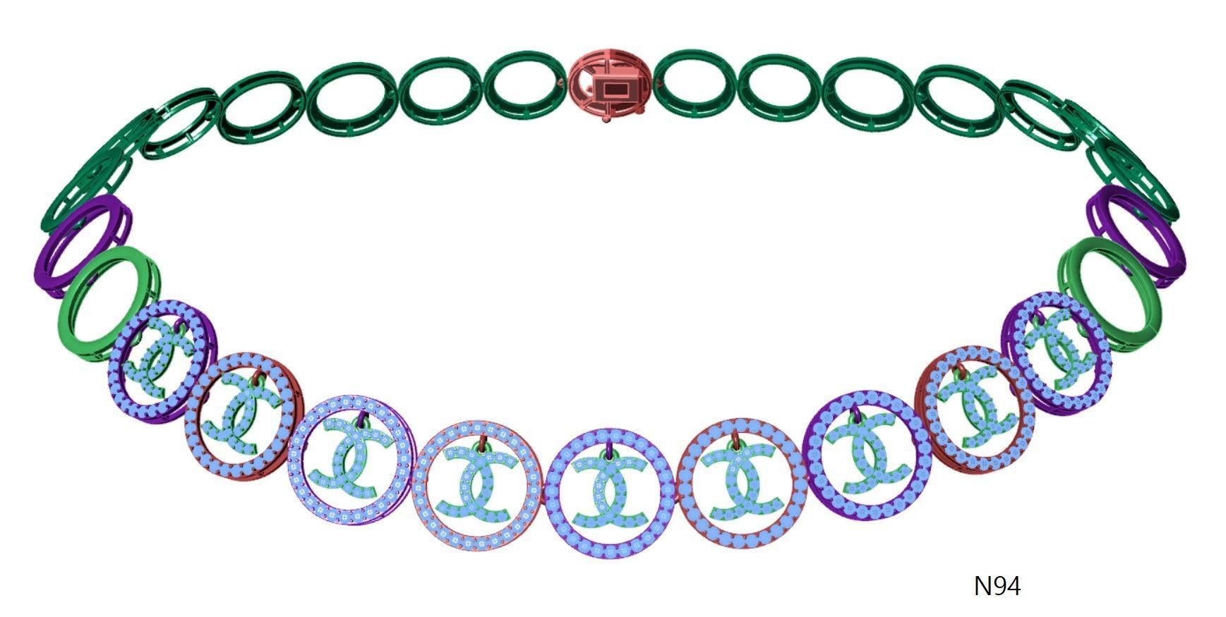 Neckless-100 3D print model_46