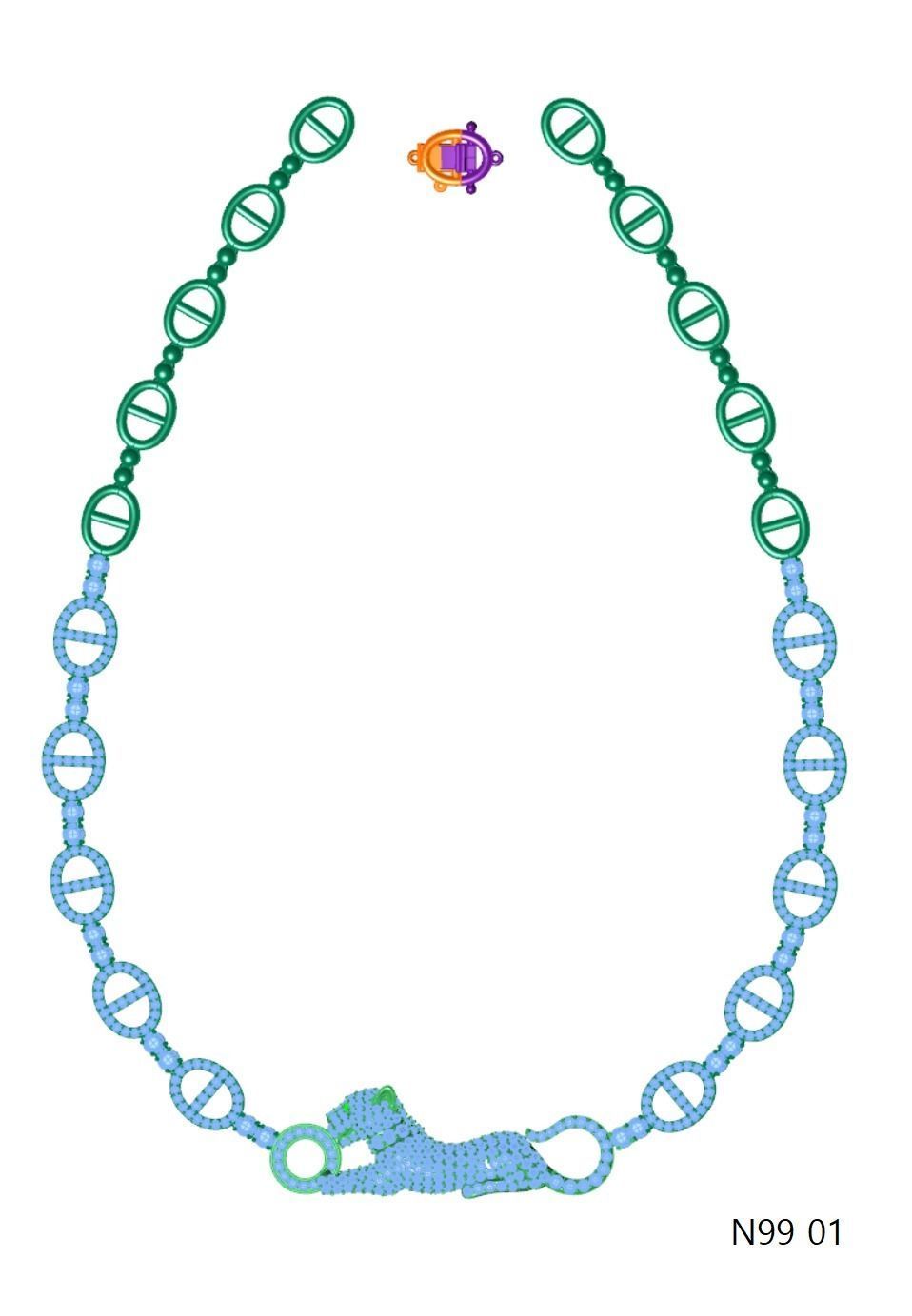 Neckless-100 3D print model_29