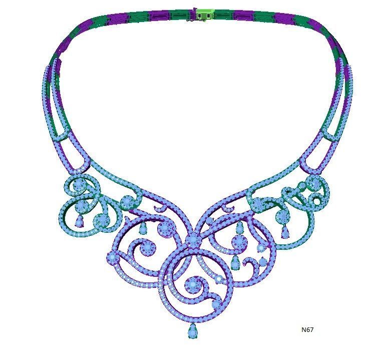 Neckless-100 3D print model_12