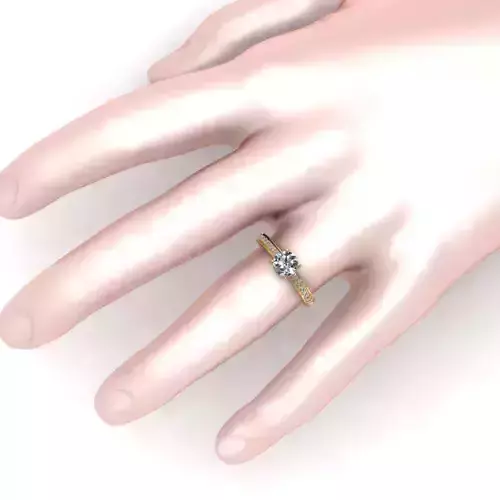 Women Diamond Wedding Ring R61