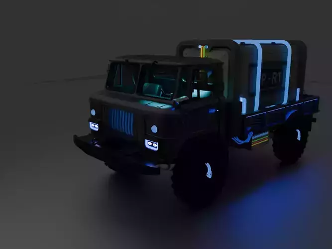 Car Truck - Army truck - Gaz
