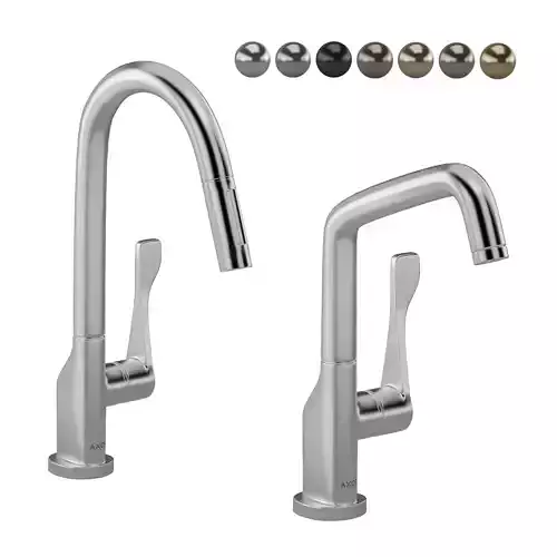 Axor Citterio Kitchen Mixer set 02 3D model