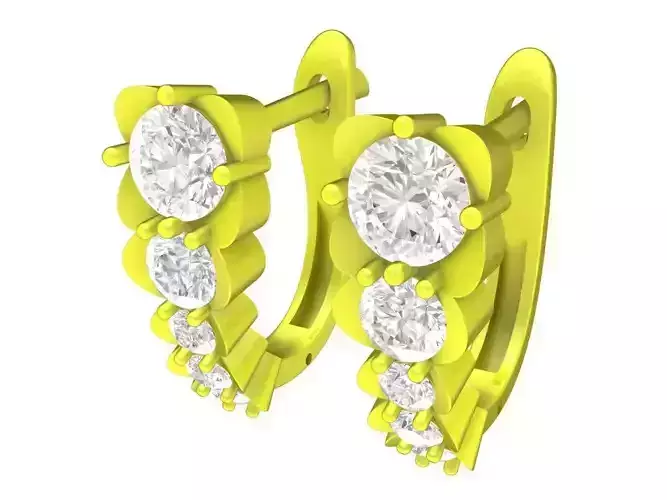 A7792 Korean Style Diamond Women Earrings