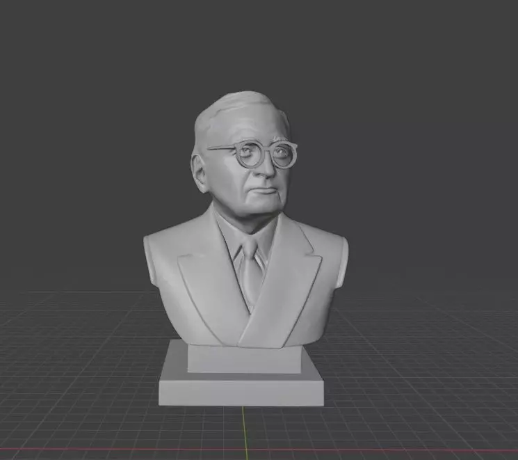 Harry S Truman 3D print model