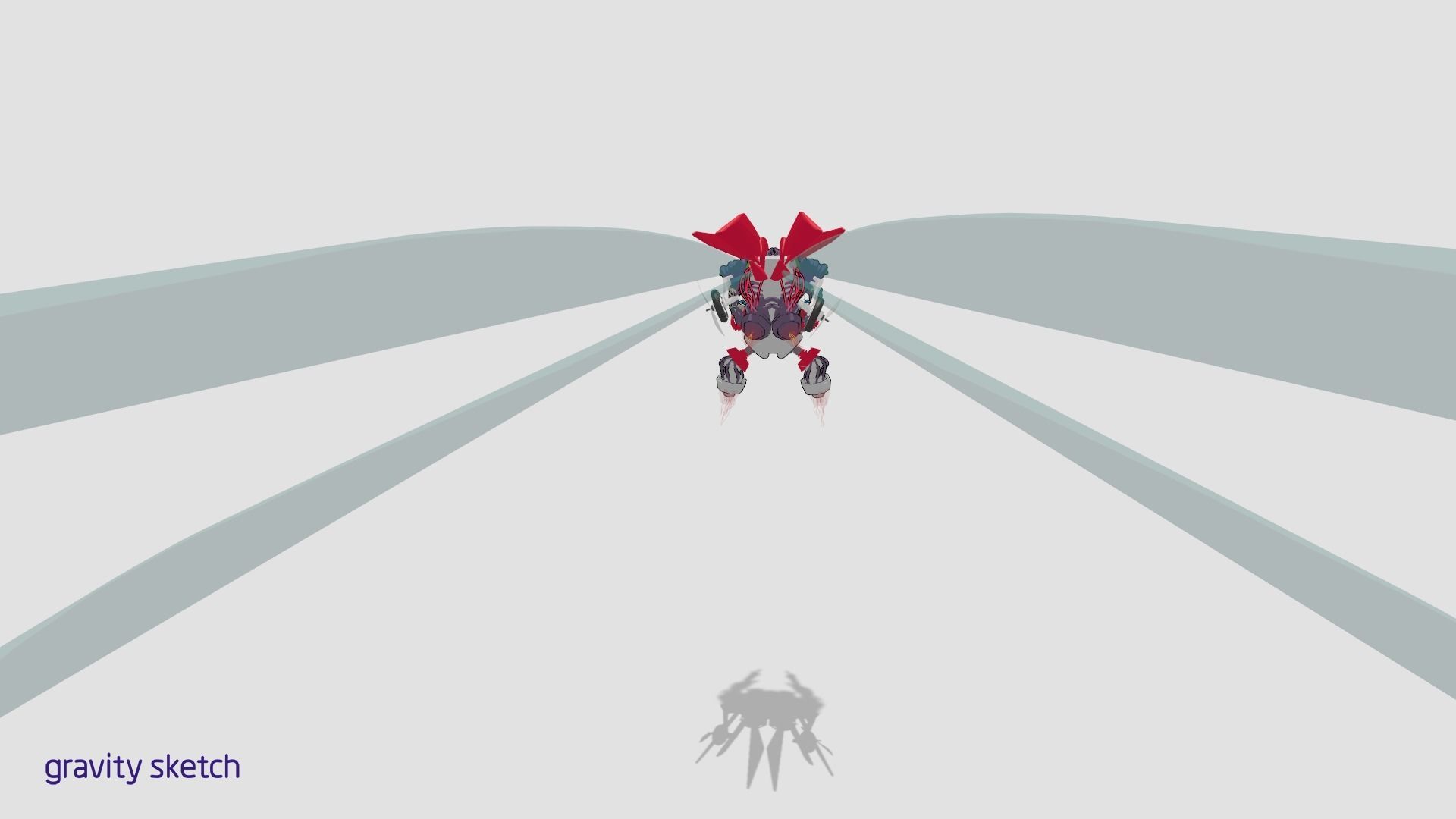 armored drone destroyer 3D model_3