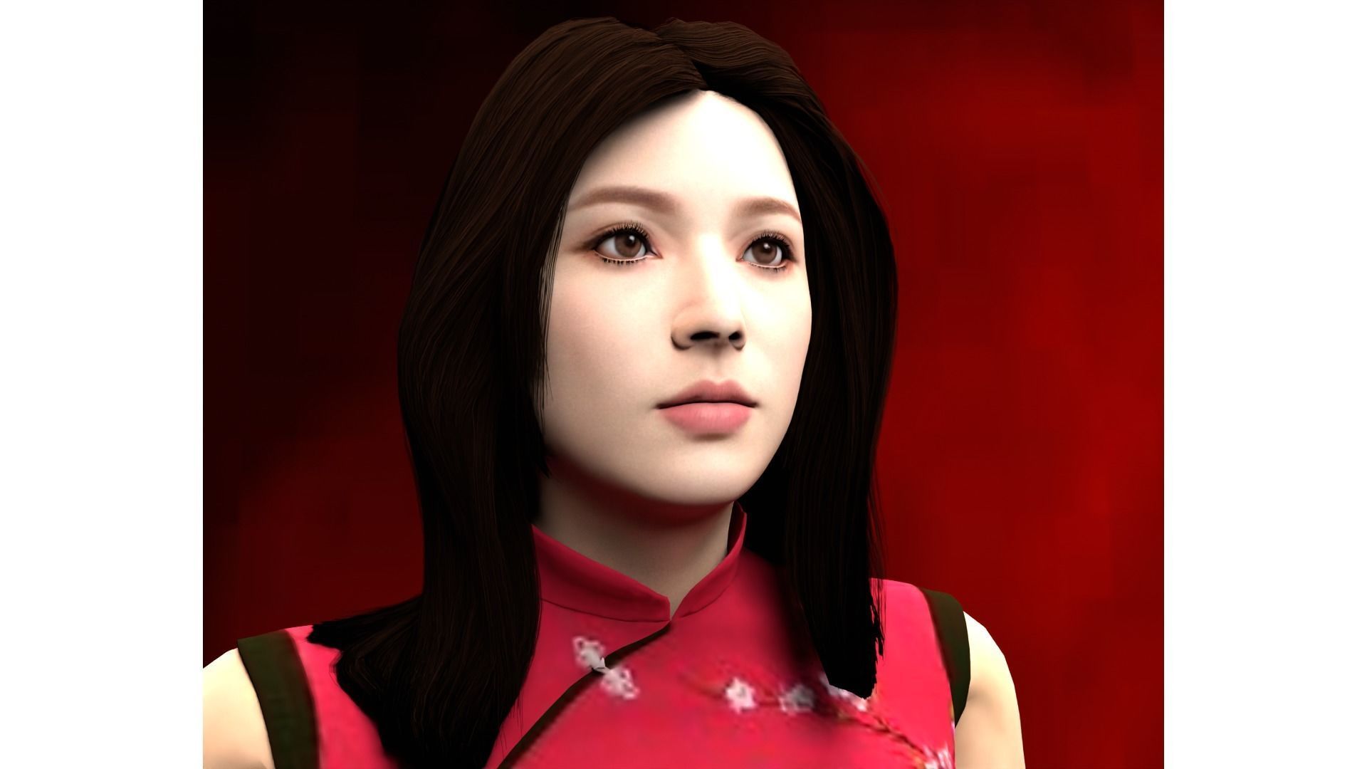 Japanese Female and male characters pack Low-poly 3D model_29