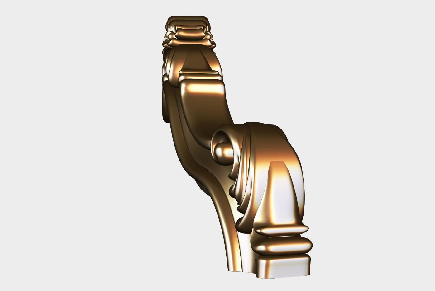 Carved decor for cnc 72 3D model_2