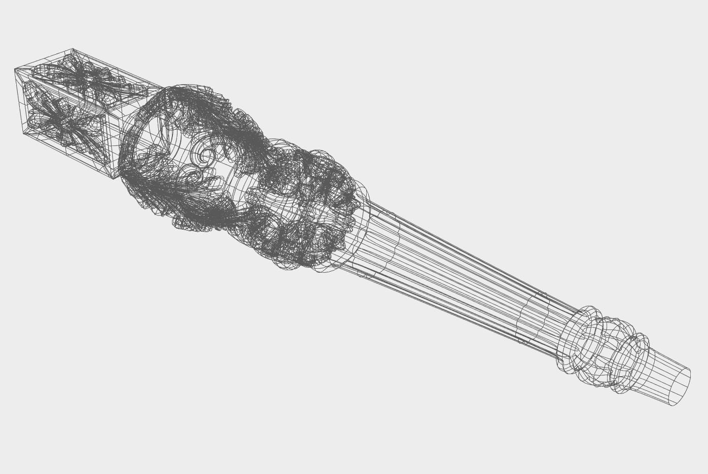 Carved decor for cnc 75 3D model_4