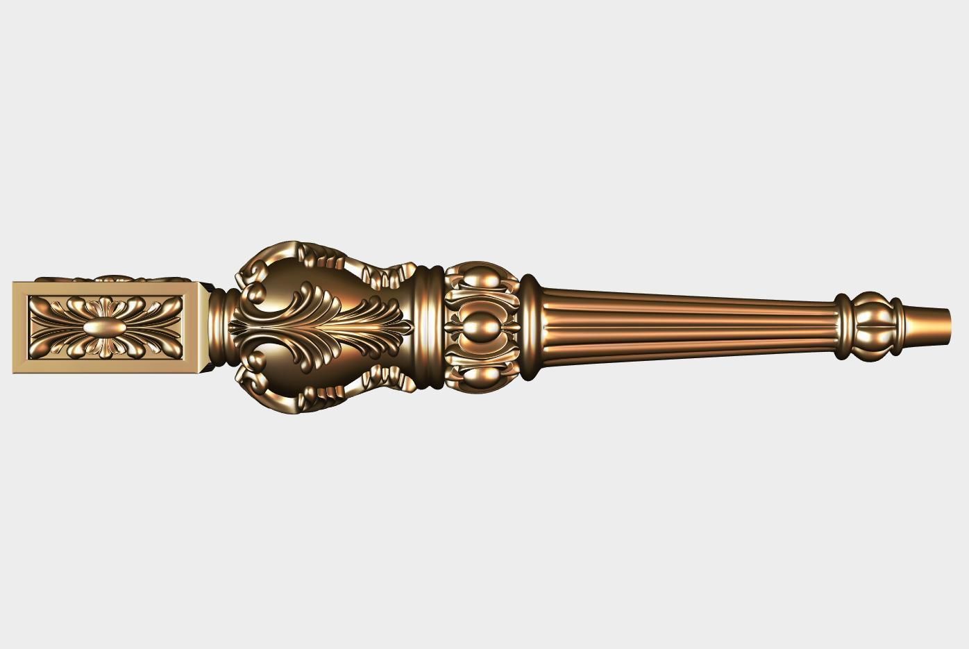 Carved decor for cnc 75 3D model_1