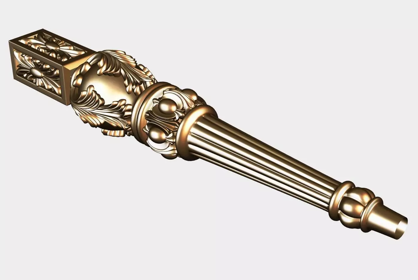 Carved decor for cnc 75 3D model_0