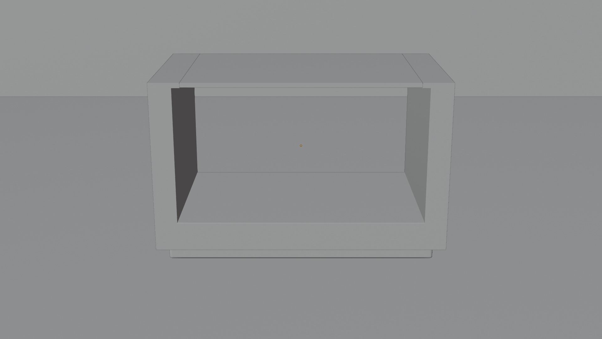wooden coffee table 3D model_3