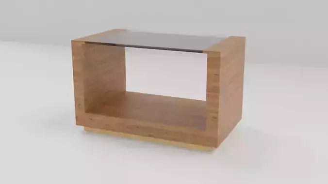 wooden coffee table