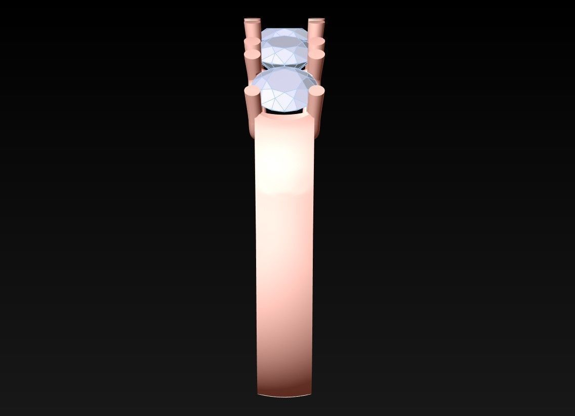 Diamond Ring - Womens Rings - N223430 3D print model_5