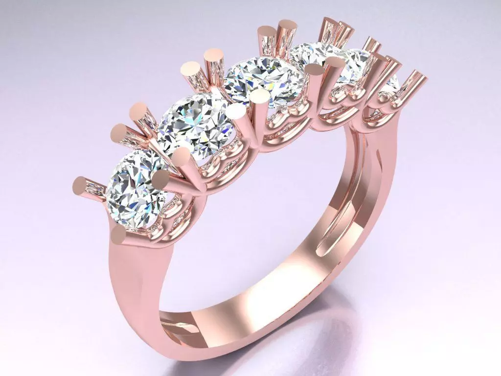 Diamond Ring - Womens Rings - N223430 3D print model_0