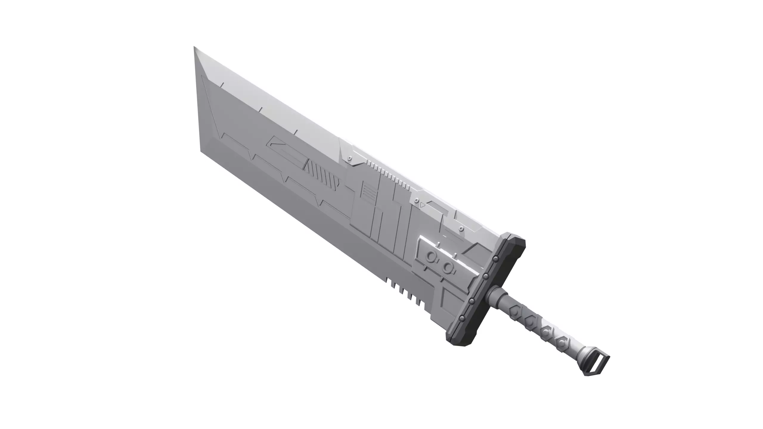 Buster sword Apex Legends and Final Fantasy 3D print model_0