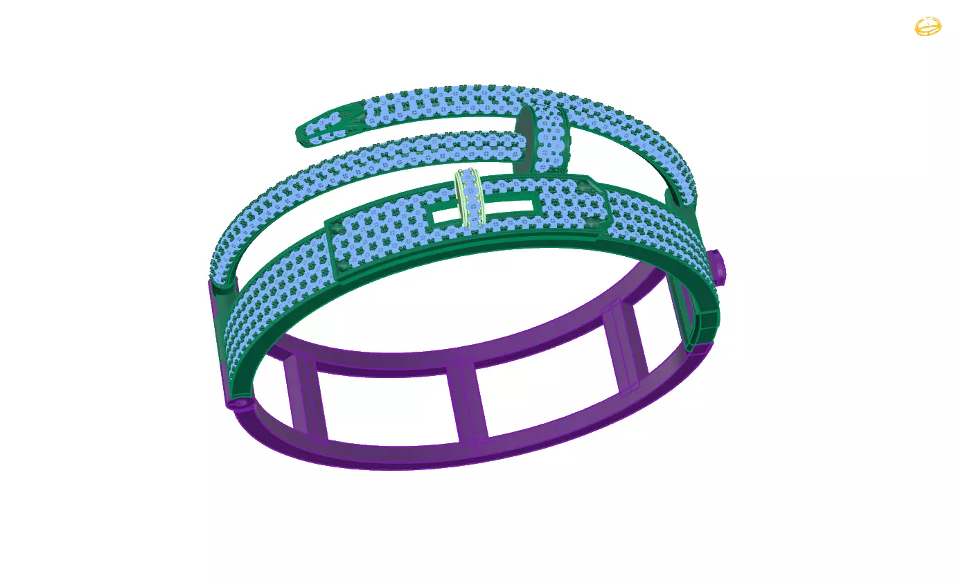 Bracelet01 3D print model_0