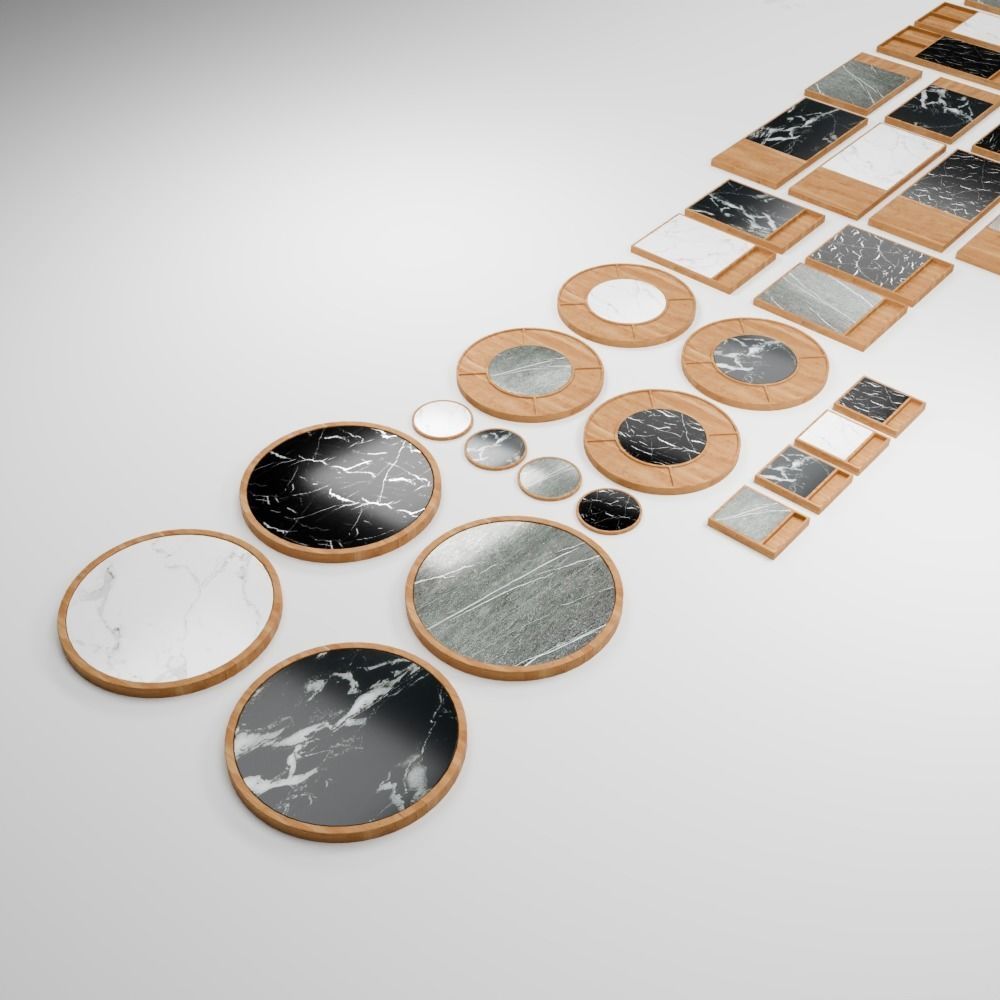 Breakfast Plates  3D model_5