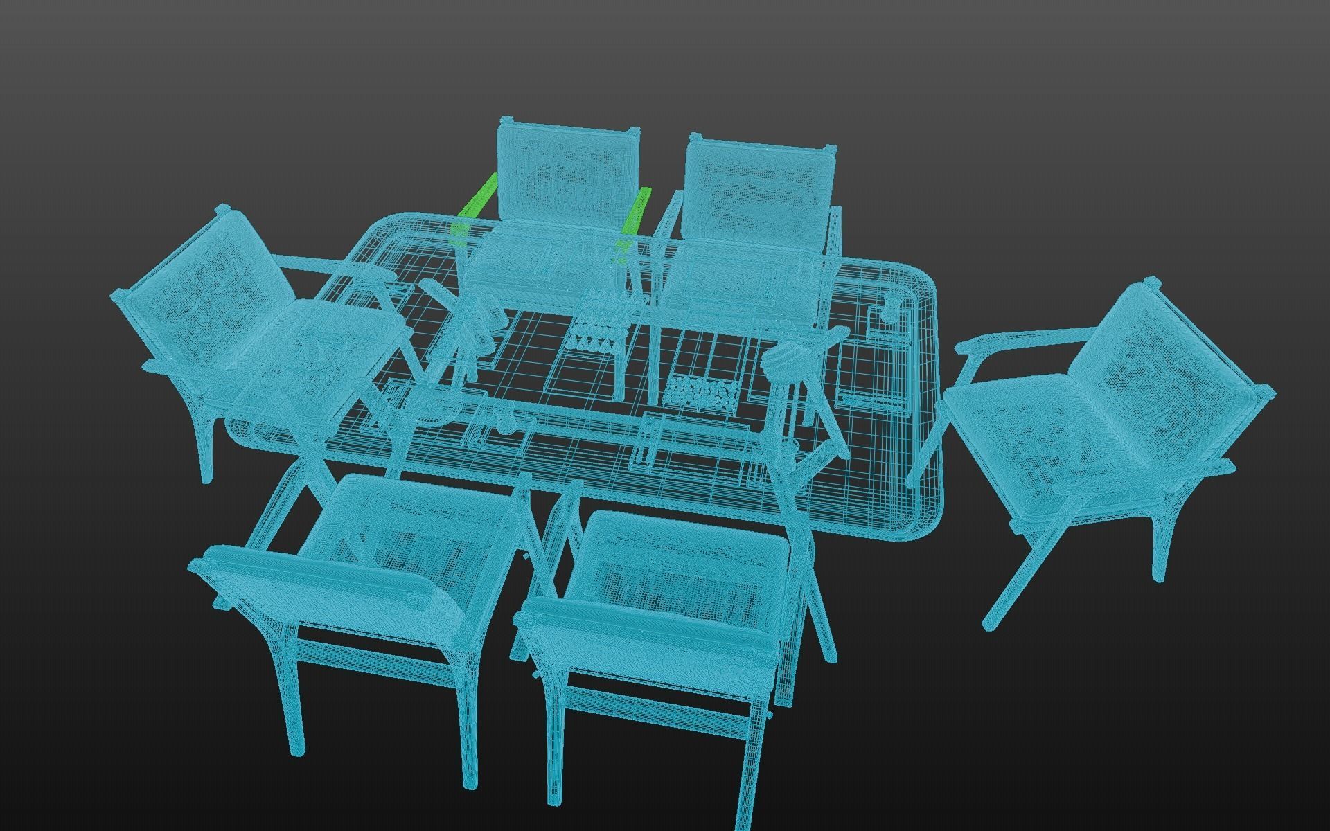 Breakfast Plates  3D model_8