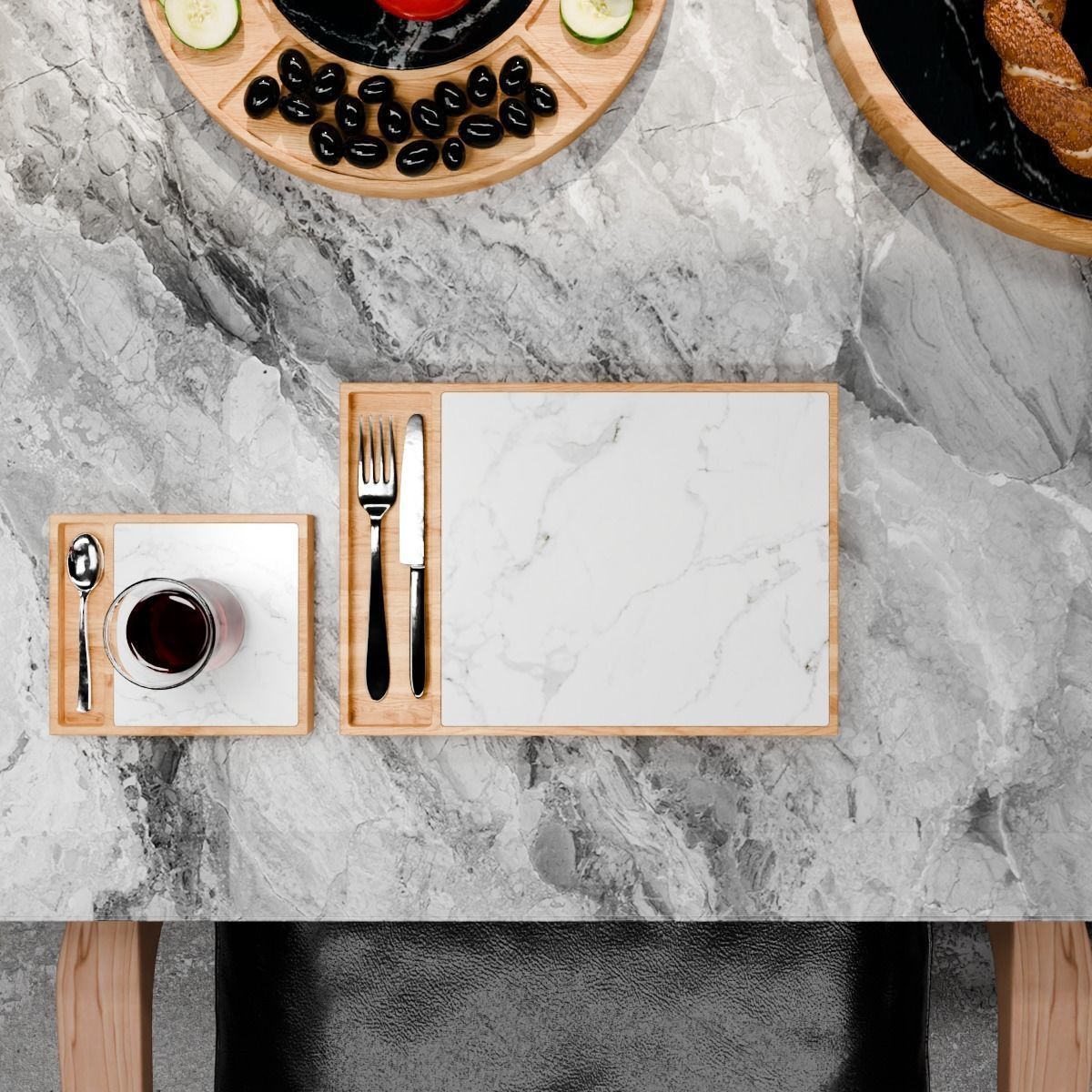 Breakfast Plates  3D model_15