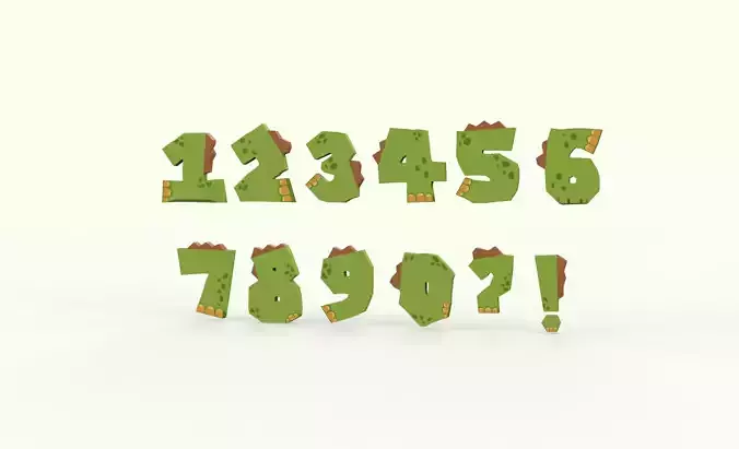 Numbers Animal Dinosaur v001