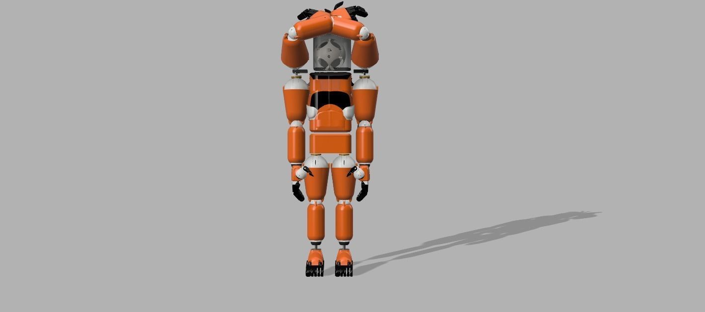 ROBOT COMPLETO DI INGRANAGGI 3D model_11