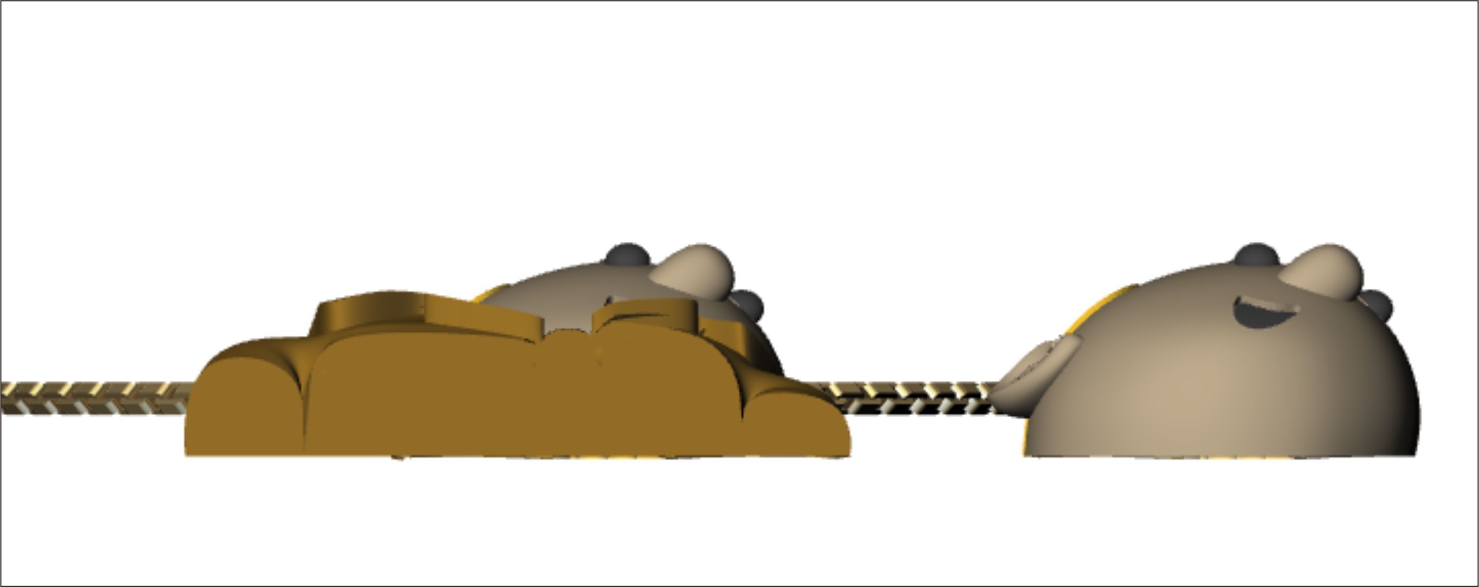 tintin pendant jewellery 3D print model_1