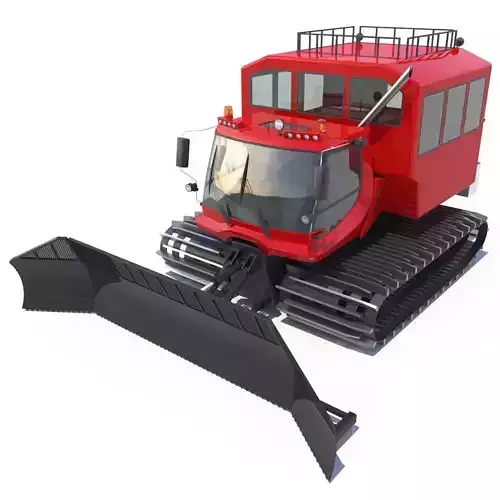 Snowcat PistenBully 600 with passengers cab