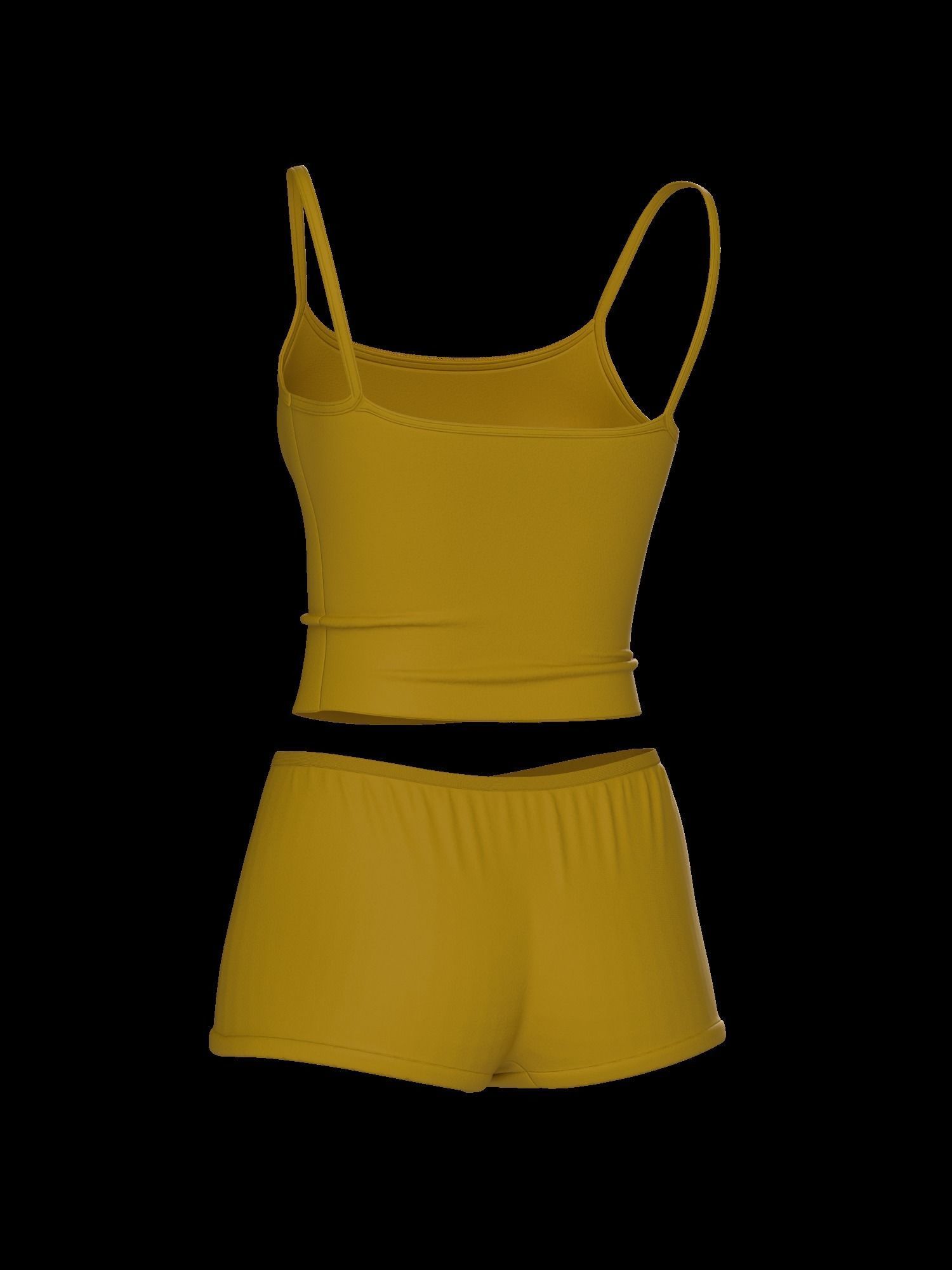 Female underwear set 3D model_32