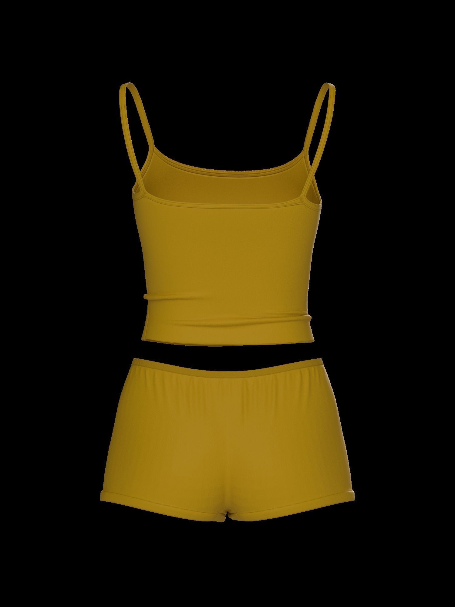 Female underwear set 3D model_31