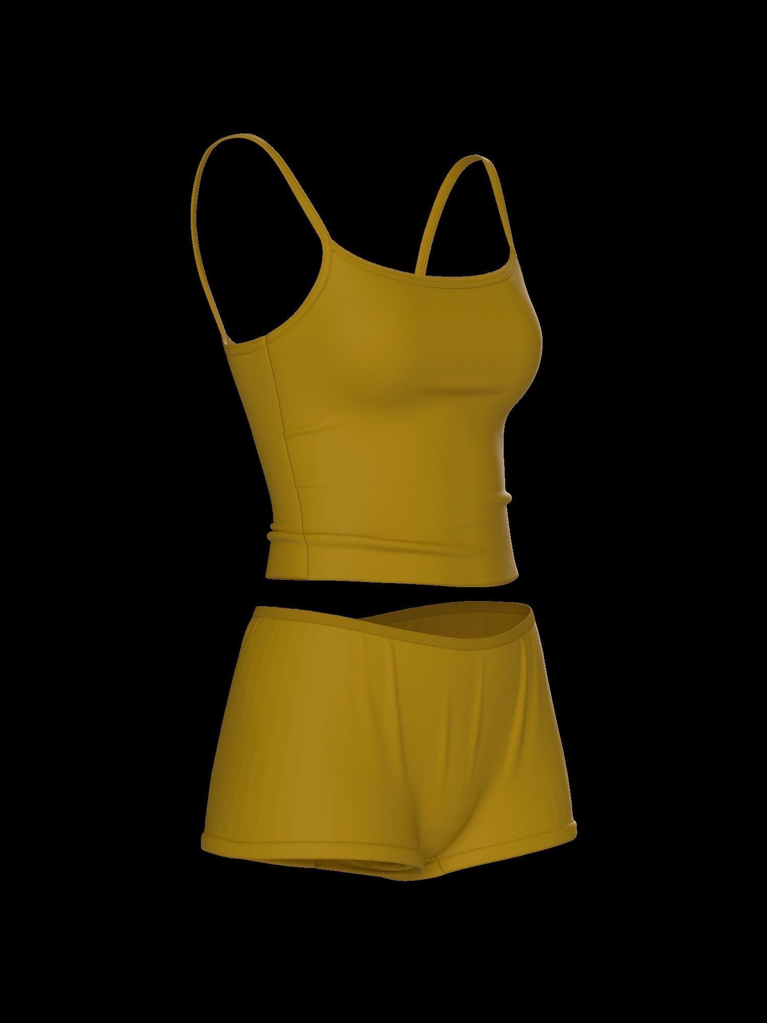 Female underwear set 3D model_25