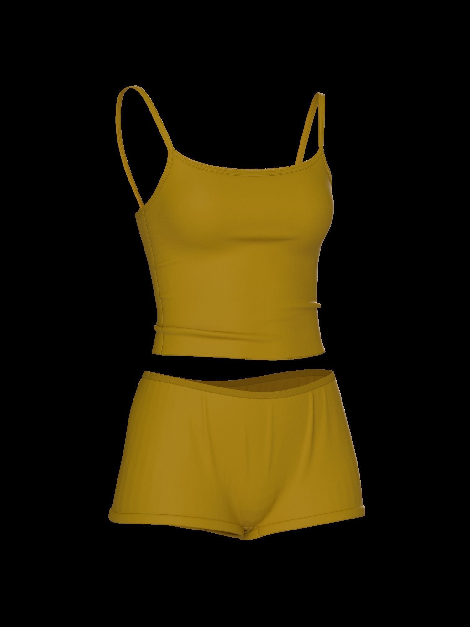 Female underwear set 3D model_18