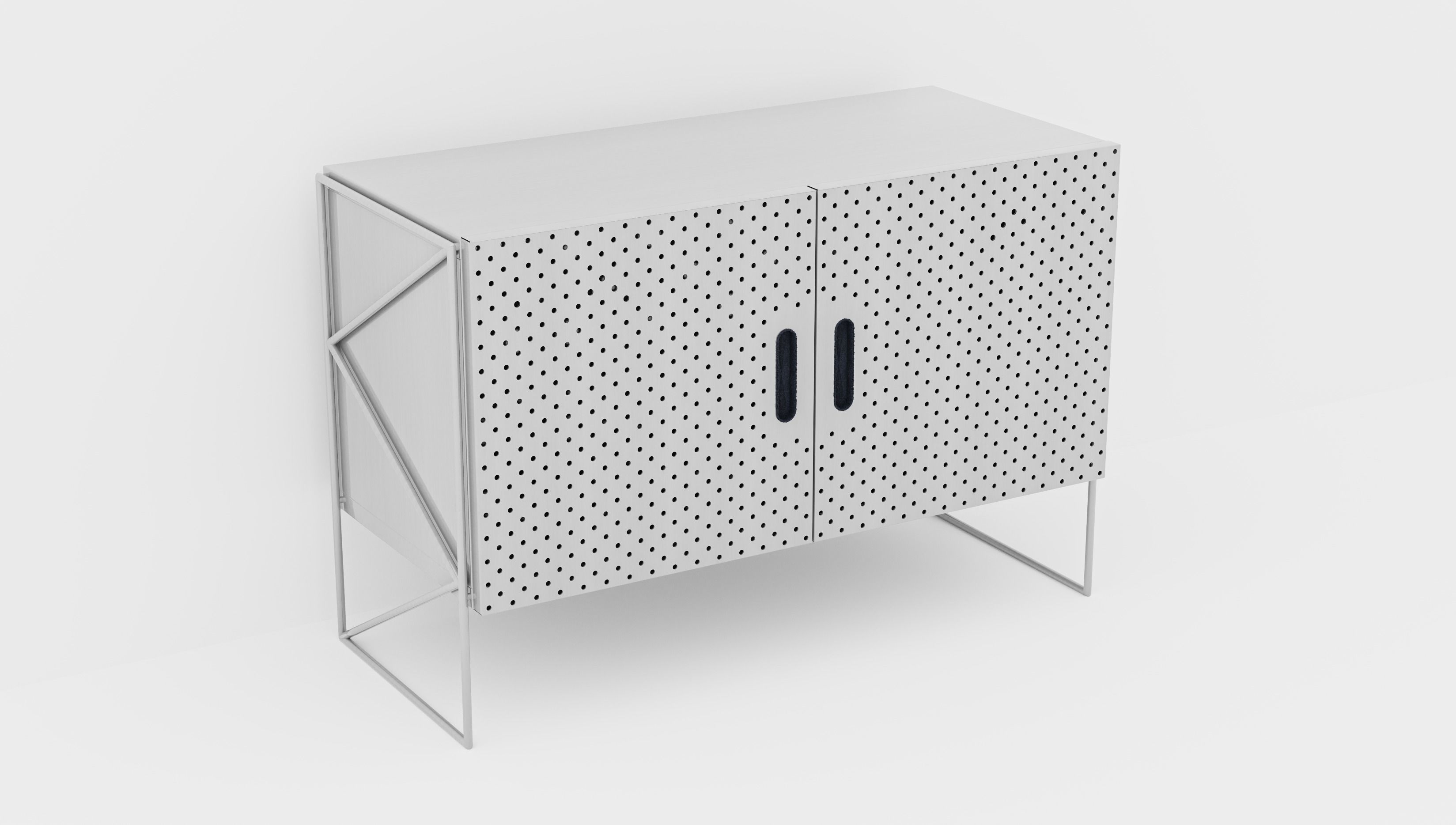 Metal Sideboard 3D Model 3D model_1