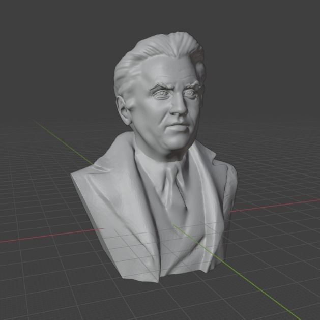 Federico Fellini 3D print model_12