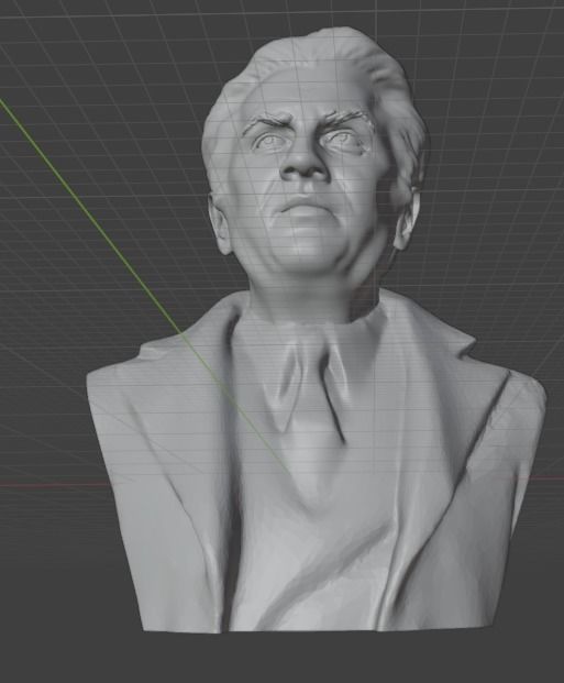 Federico Fellini 3D print model_5
