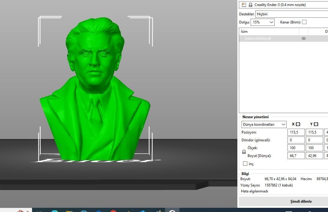 Federico Fellini 3D print model_2