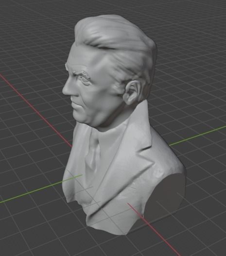 Federico Fellini 3D print model_4