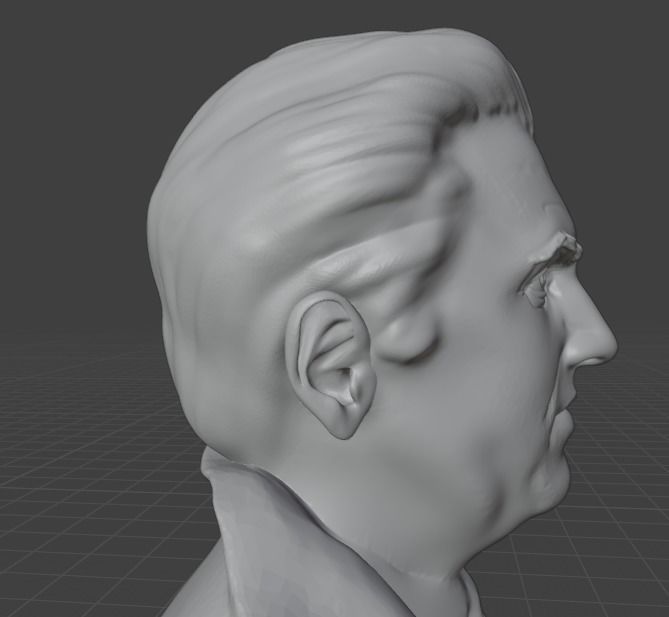 Federico Fellini 3D print model_7