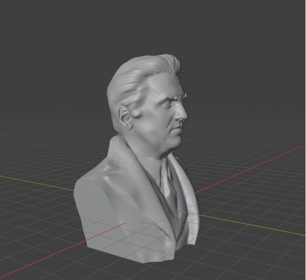 Federico Fellini 3D print model_17
