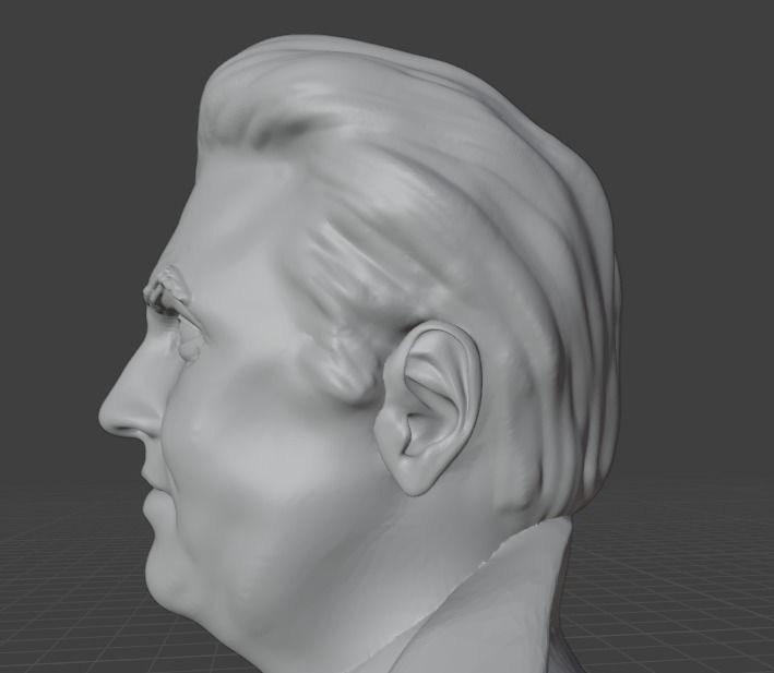 Federico Fellini 3D print model_9