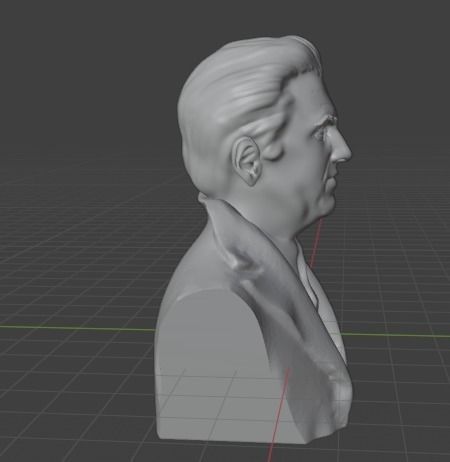 Federico Fellini 3D print model_18