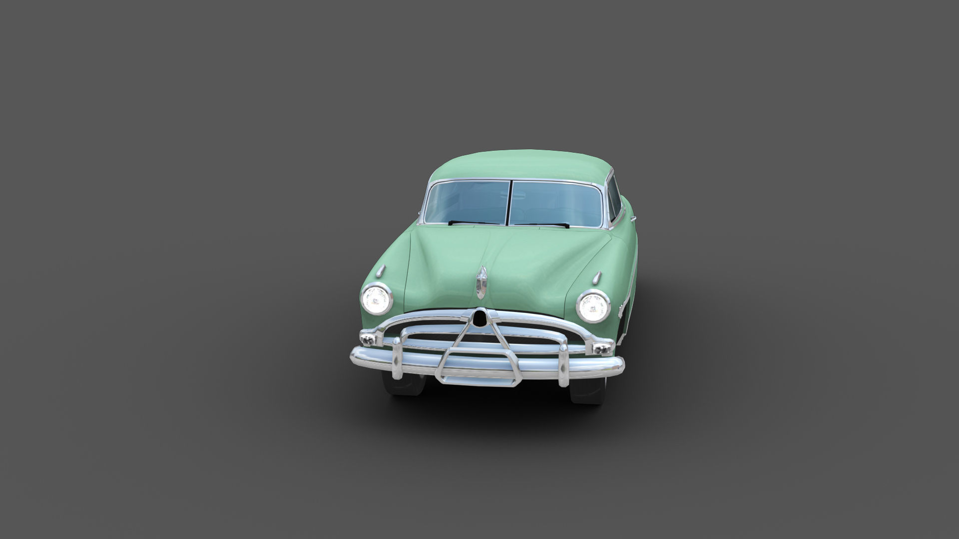 Hudson Hornet Lowpoly Low-poly 3D model_7